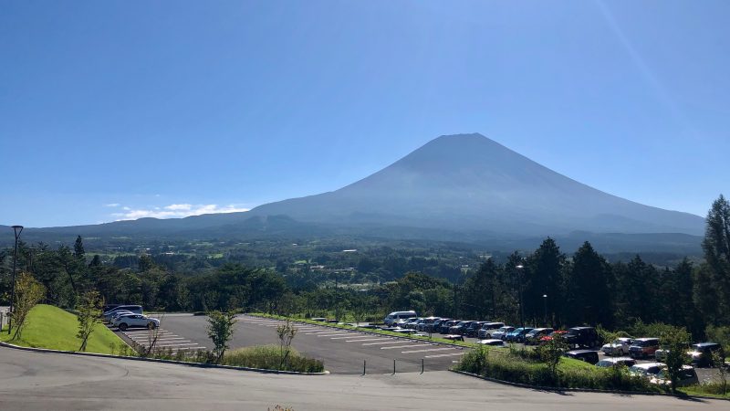 GEN-TENゴルフコースレッスンDC朝霧CC富士山の写真