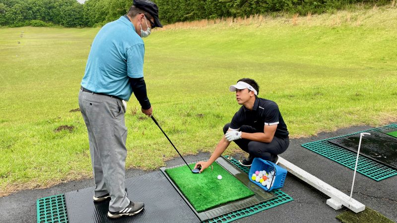 GEN-TENコースレッスンハーフラウンド武蔵松山CCロングゲームレッスン