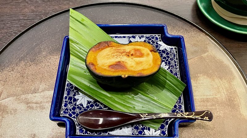 GEN-TENコースレッスン強化合宿グランディ那須白河GCディナー和食焼き物