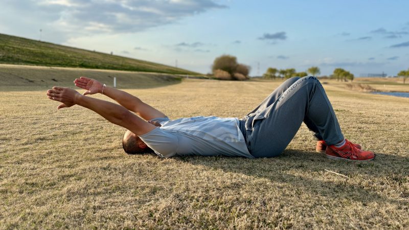 GEN-TENコースレッスンフィジカル肩甲骨外転合掌上方