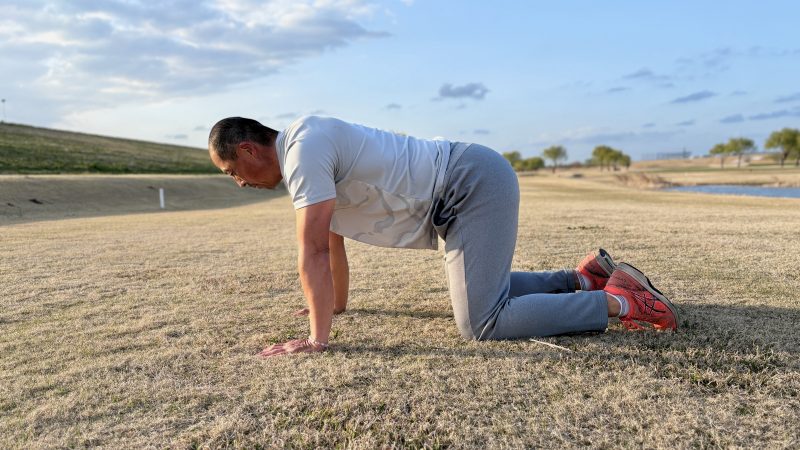 GEN-TENコースレッスンフィジカル肩甲骨四つ這い