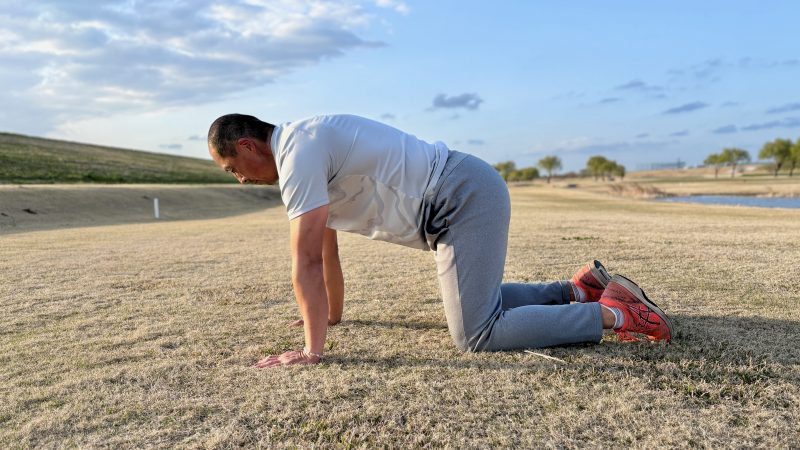 GEN-TENコースレッスンフィジカル肩甲骨四つ這い外転