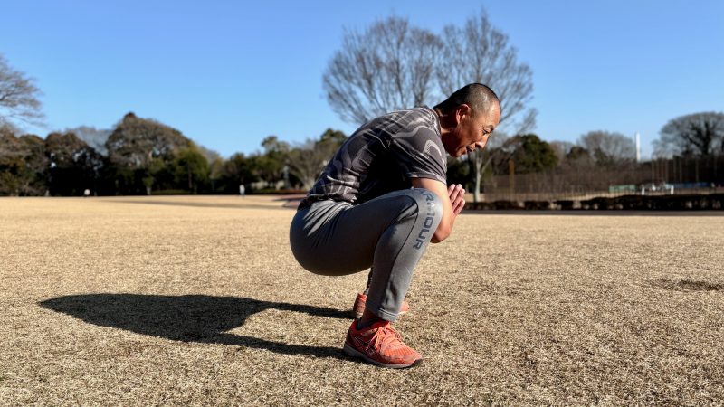 GEN-TENコースレッスンフィジカル骨盤スクワット屈曲横