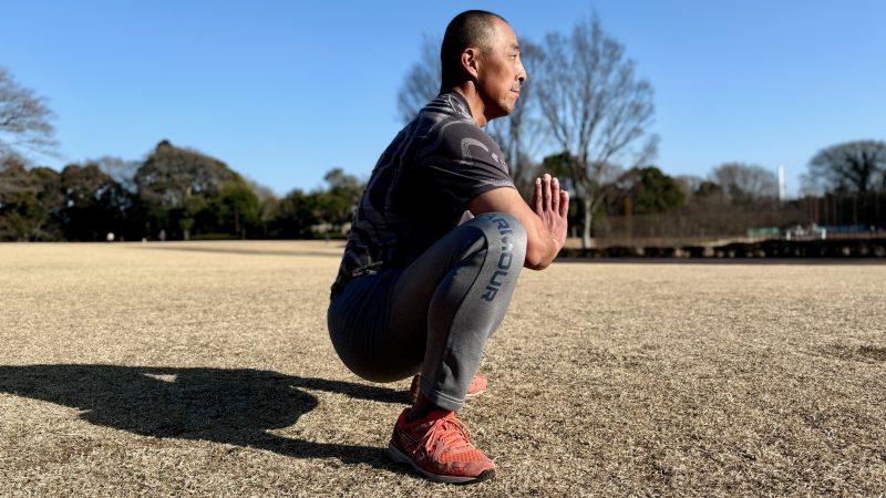 GEN-TENコースレッスンフィジカル骨盤スクワット屈曲基本姿勢