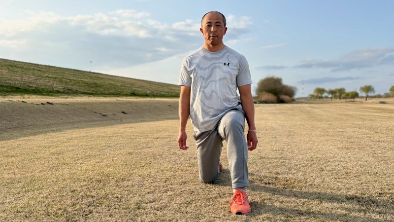 GEN-TENコースレッスンフィジカル腸腰筋1段階目正面