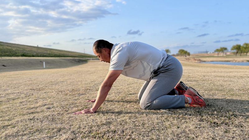 GEN-TENコースレッスンフィジカル肩甲骨四つ這い外転後