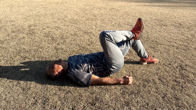 GEN-TENコースレッスン腹圧２片脚上げ右