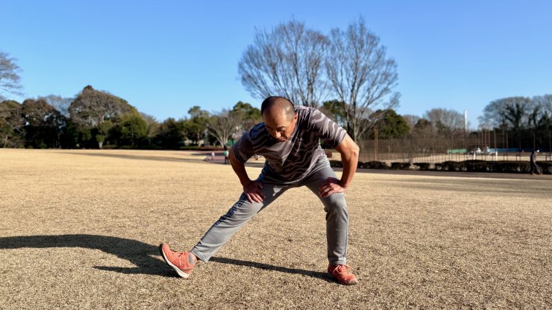 GEN-TENコースレッスンフィジカル伸脚浅め