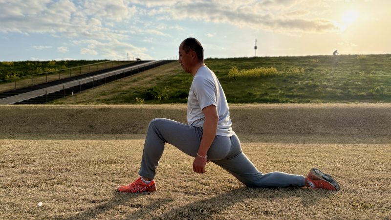 GEN-TENコースレッスンフィジカル腸腰筋前後3段階目横