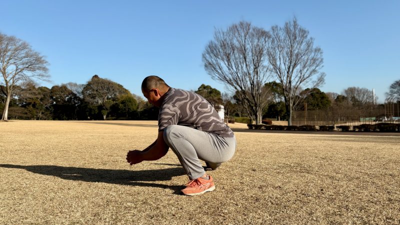 GEN-TENコースレッスンフィジカル伸脚深め横