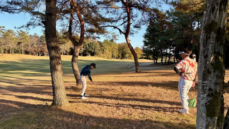 GEN-TENコースレッスン林の中