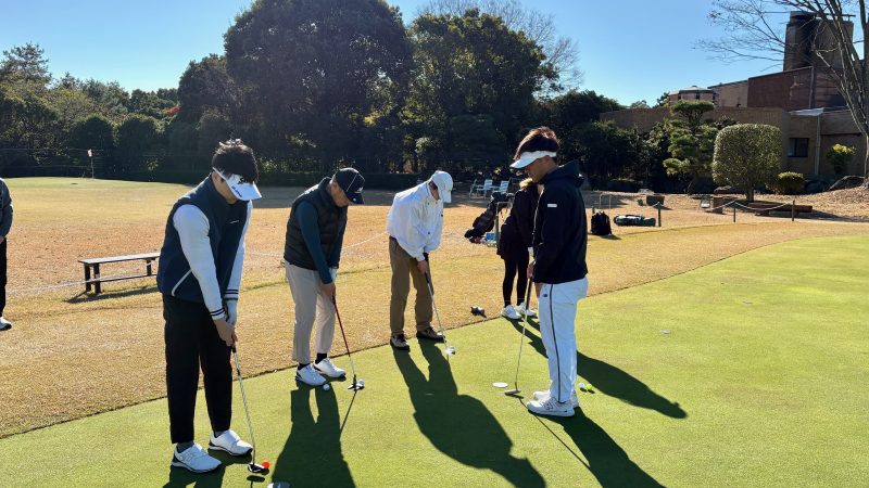 GEN-TENコースレッスンパッティングレッスン構え方